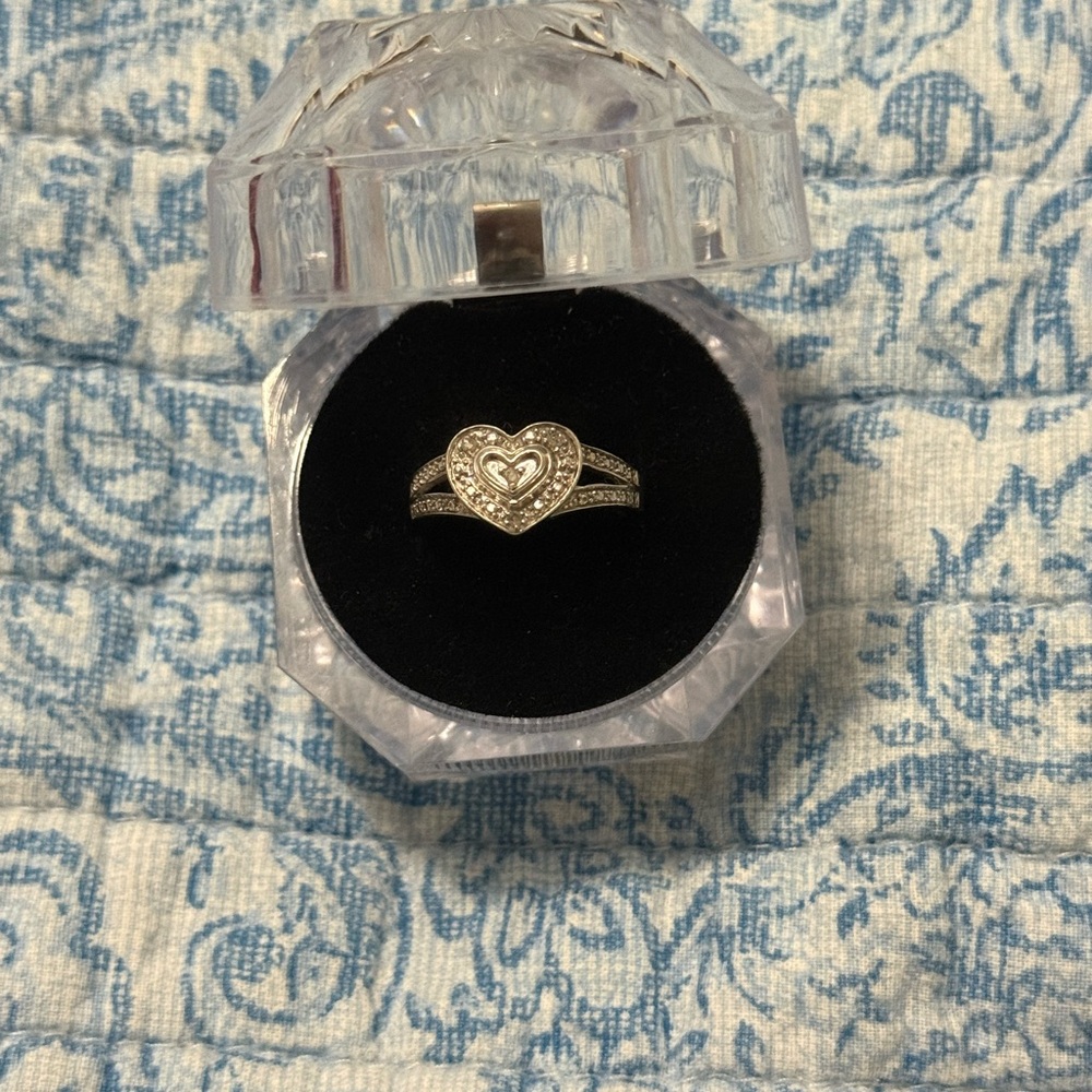 Ruby And Hearts Sterling Silver Ring - image 5